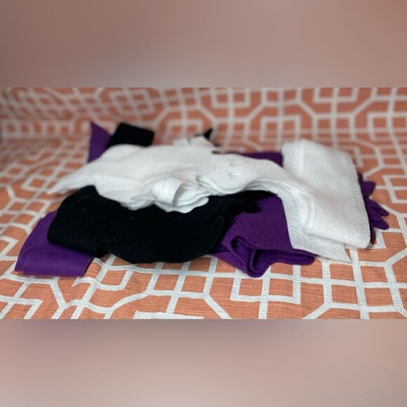 👻🎃👻 3 NEW! Halloween Decorative Felt Banners Ghost Bats & Witches - Picture 12 of 12